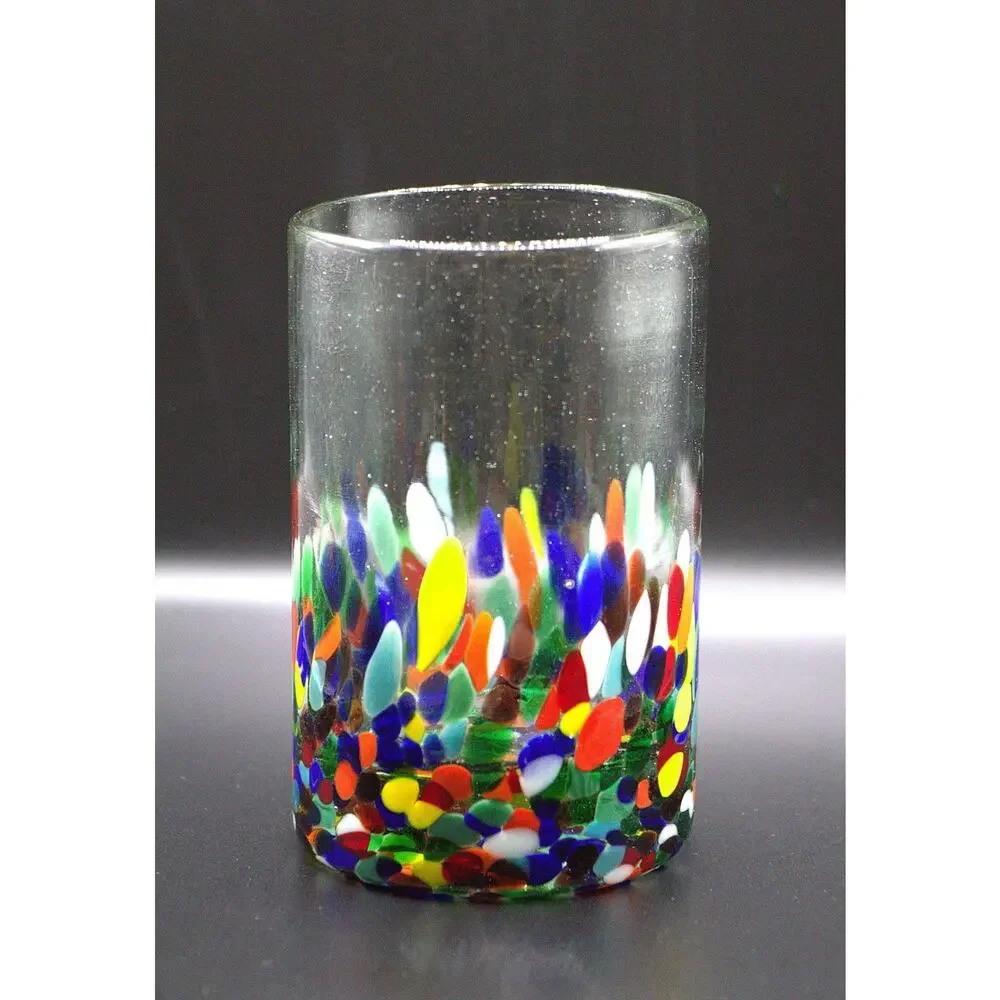 3 Granata Confetti Highball Glasses 5